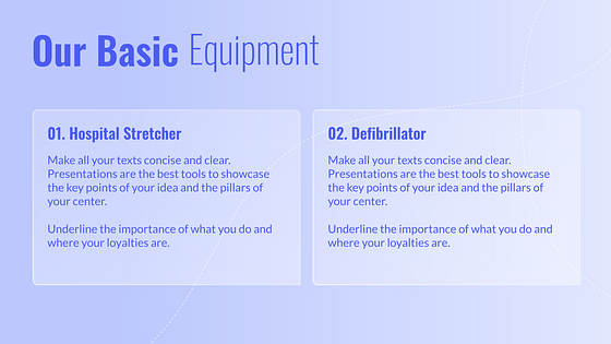 Слайды для медицинского центра