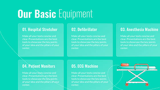 Слайды для медицинского центра