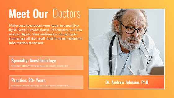 Слайды для медицинского центра