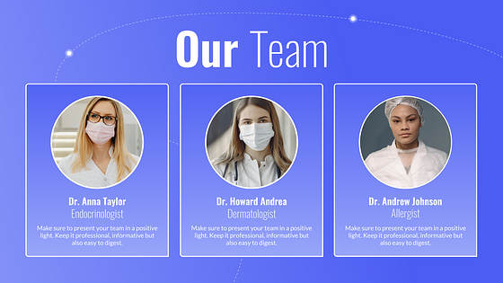 Слайды для медицинского центра