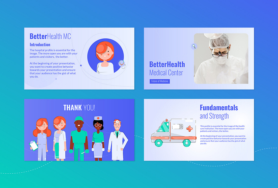 Medical Center Professional Slides Renderforest