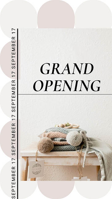 Set de promotion des articles faits à la main