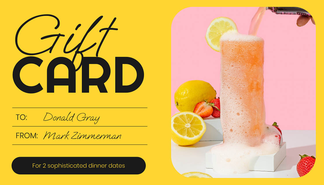 Restaurant Gift Certificate Variety Renderforest