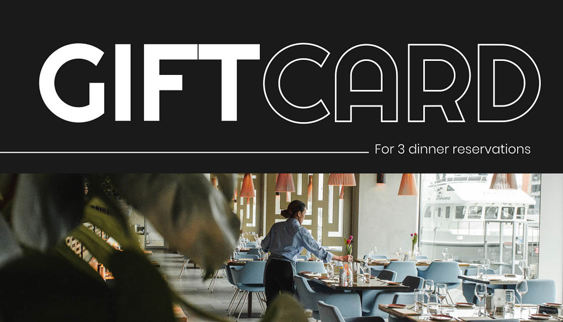 Подарочные сертификаты в ресторан | Renderforest