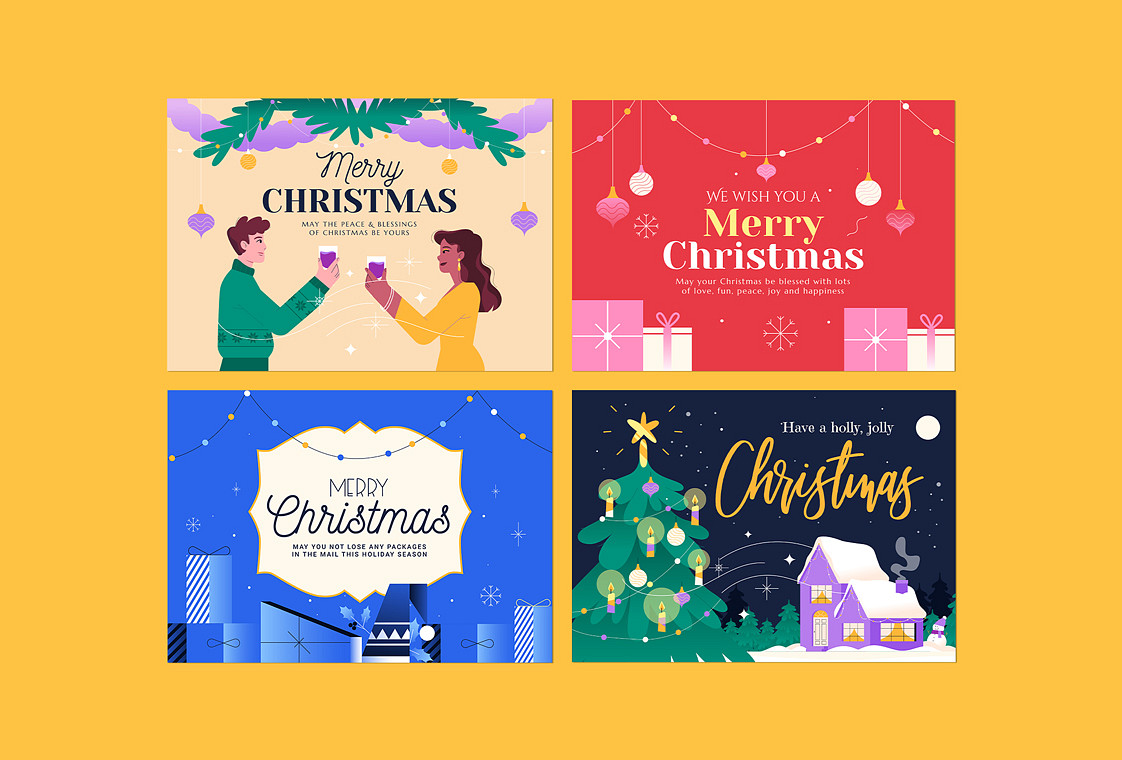 Customizable Christmas Cards | Renderforest