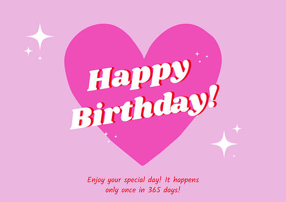 Cartas de feliz cumpleaños