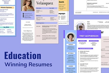 Modèles de CV pour le secteur de l'éducation