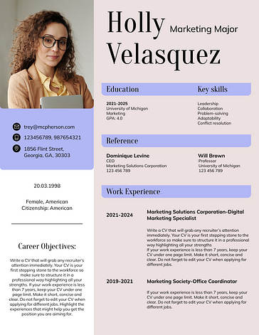 Eğitim Sektörü CV Şablonları
