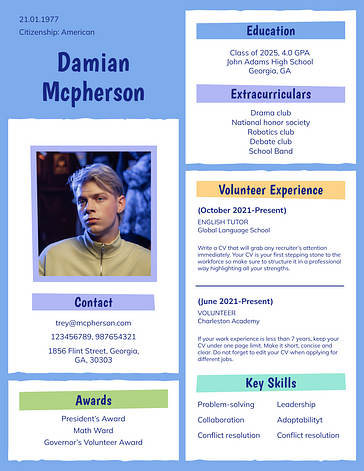 Eğitim Sektörü CV Şablonları