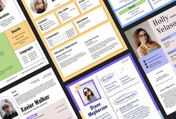 Templates de Currículo para Educação