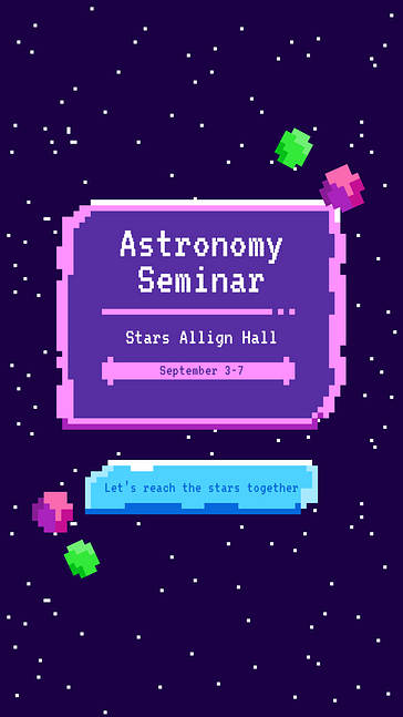 Space Theme Promo Kit