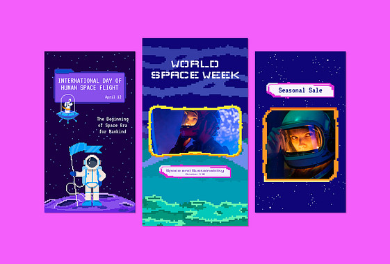 Набор для промо: Космическая тема