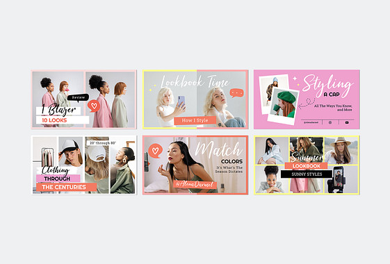 Soziales Medienpaket LookBook