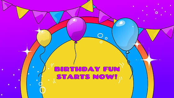 Apresentação de Festa de Aniversário