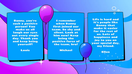 Apresentação de Festa de Aniversário