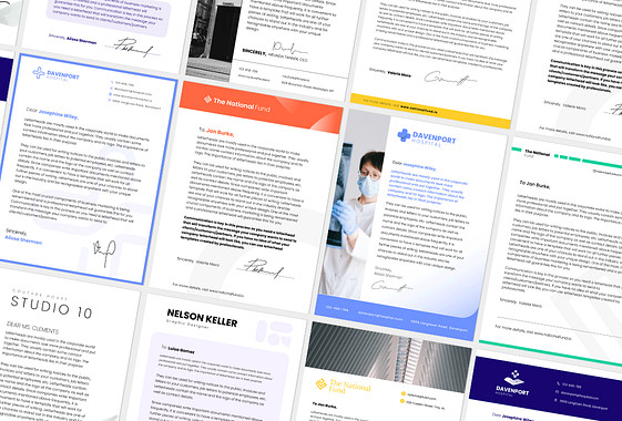 نماذج رؤوس صفحات متنوعة