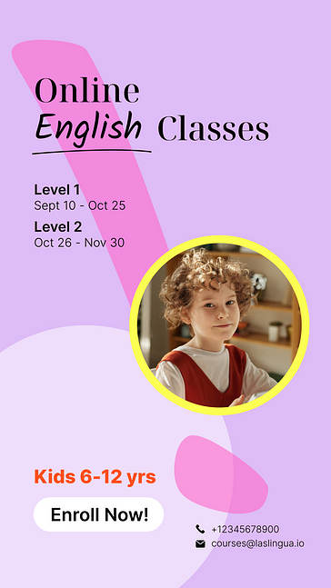 Kit de promoción de la escuela de idiomas