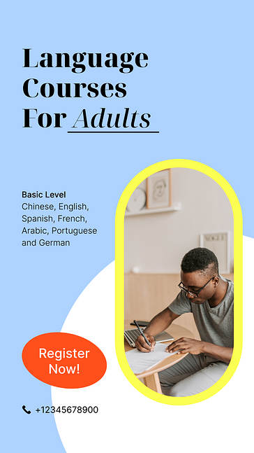 Kit de promoción de la escuela de idiomas