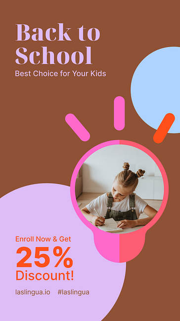 Kit de promoción de la escuela de idiomas