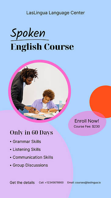 Kit de promoción de la escuela de idiomas