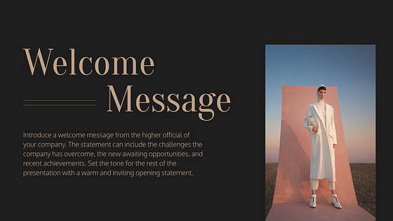 Mode Präsentationsfolien