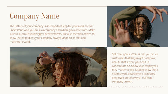 Mode Präsentationsfolien