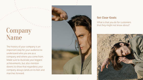 Mode Präsentationsfolien