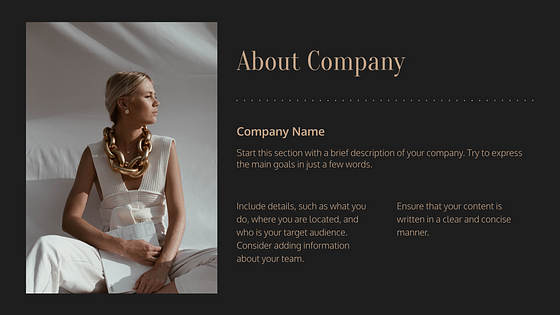 Mode Präsentationsfolien