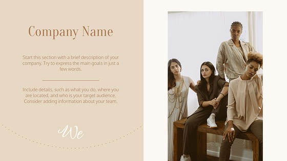 Mode Präsentationsfolien