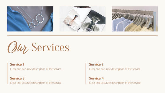 Mode Präsentationsfolien