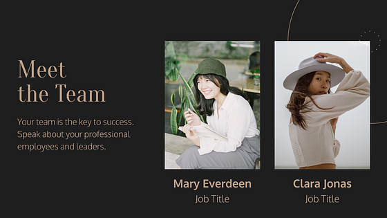 Mode Präsentationsfolien