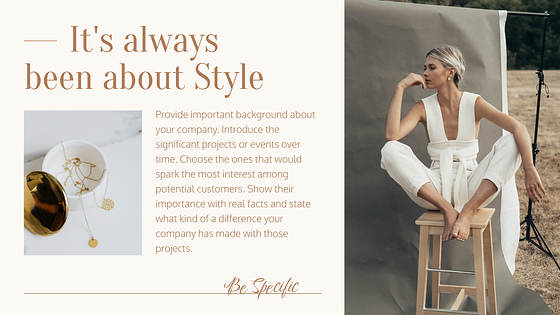 Mode Präsentationsfolien