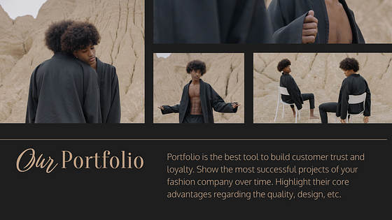 Mode Präsentationsfolien