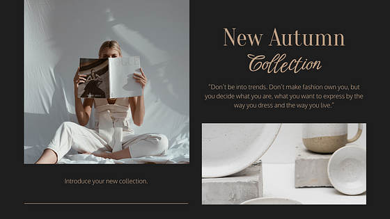 Mode Präsentationsfolien