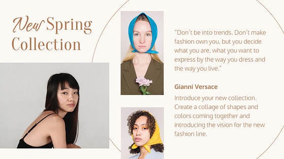 Mode Präsentationsfolien