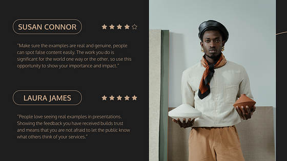 Mode Präsentationsfolien