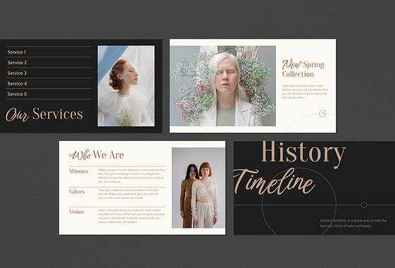 Mode Präsentationsfolien