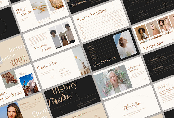 Mode Präsentationsfolien