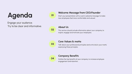 社員手帳のプレゼン