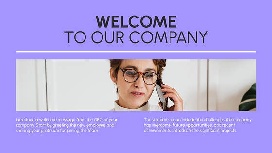 社員手帳のプレゼン