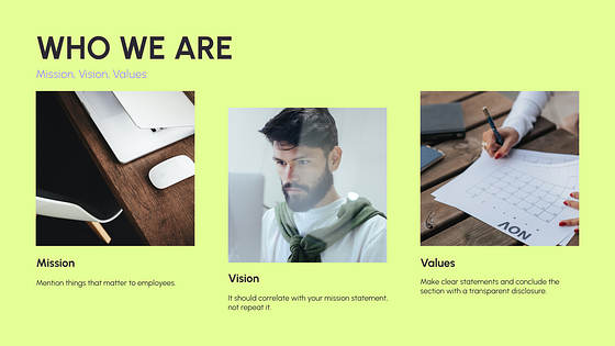 社員手帳のプレゼン