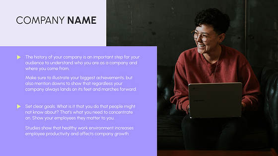 社員手帳のプレゼン