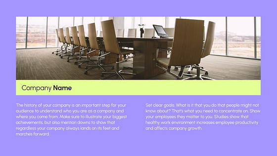 社員手帳のプレゼン