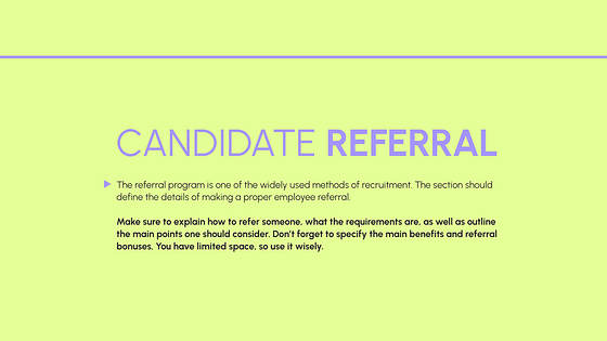 社員手帳のプレゼン