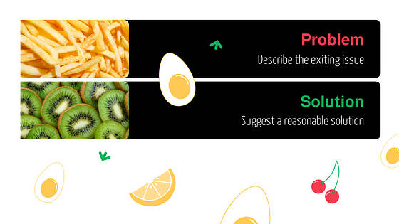 Présentation de diapositives sur l‘alimentation