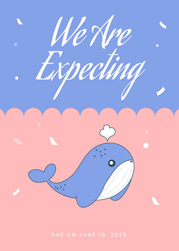 Florale Ankündigungsvorlagen