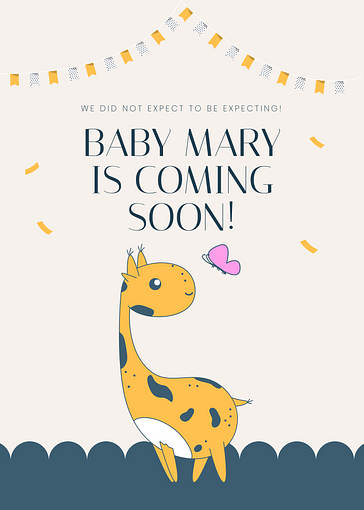 Florale Ankündigungsvorlagen