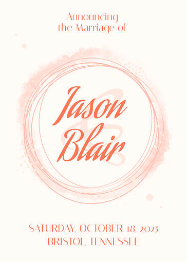 Florale Ankündigungsvorlagen