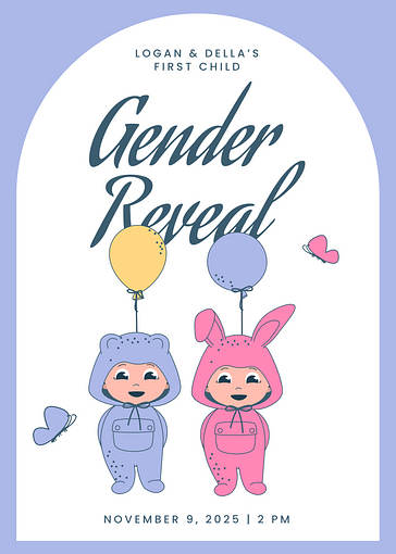 Florale Ankündigungsvorlagen