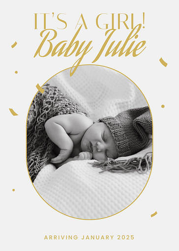 Florale Ankündigungsvorlagen